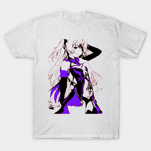 Genshin Impact Fischl T-Shirt by OtakuPapercraft